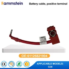 61126821904 양극 배터리 퓨즈 케이블 자동차 전기 시스템 예비 부품 BMW 5 시리즈 G38용, 01 61126821904