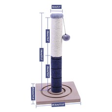 고양이 등반 장난감 타워 구조 고양이 산악인 트리 포스트 선반 다층 플랫폼 슈퍼 긴 고양이 등반 트리 고양이 나무, 1개