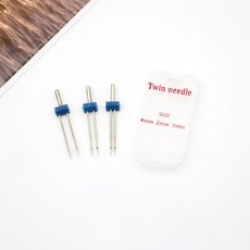가정용 쌍침바늘 3종세트 2mm 3mm 4mm, 1세트