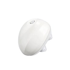ANWO 頭部按摩器 頭皮按摩器 幹濕兩用 頭部按摩爪 肩頸按摩器 按摩神器 按摩器電動 貓咪按摩器 多功能按摩器, 白色, 1個