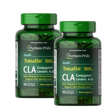 퓨리탄스프라이드 토날린 1000mg 씨엘에이 소프트젤 Puritans Pride CLA 1000 mg Tonalin, 2개, 90정