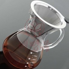 혜명몰 드립서버 세트 800ml 핸들 커피 소울 핸드퍼 드립커피세트 스텐드리퍼