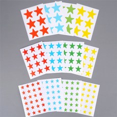 포근디자인 별모양 스티커 다꾸스티커, 24P - 블루