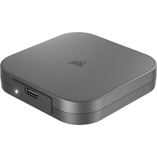 CORSAIR EX300U 2TB 휴대용 외장 USB-C SSD - USB 3.2 Type-C Gen2 연결 플러그 앤 플레이 MagSafe 케이블 포함 윈도우 PC 맥, Gray (1TB) Corsair 136583 876