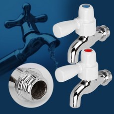 YM 커플링 십자핸들 수도꼭지 수도꼭지교체, 온수용