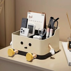 HERON 고급 디자인 대용량 필통 겸 데스크 정리함, 1개, 앉아서