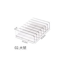 化妝品分格收納盒 眼影盤收納 桌上收納, 1個, 大號
