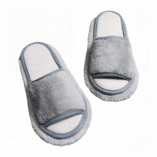 극세사 청소슬리퍼 청소실내화 교체형 탈부착 걸레슬리퍼, 남성용