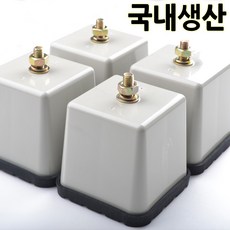 두방샵 에어컨 실외기받침대 4개 1세트 에어콘 실외기거치대 실외기발 에어컨발, 쿠팡 본상품선택