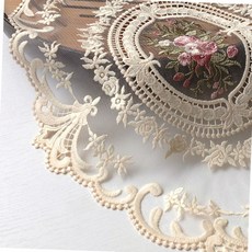 테이블러너 레이스 테이블 러너 플라워 자수 식탁보 M11623 PMDMM, 상세페이지 참조