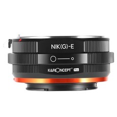 K&F Concept Nikon AI NEX 마운트 어댑터 E마운트 대응 F마운트 G타입 렌즈 E카메라, 1개