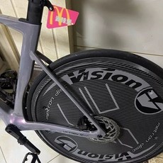 XDS喜德盛AD300死飛自行車700C封盤封閉輪組 配黑螺絲更酷炫 提升騎行速度與個性風格, 61釐米碳紋配VISION, 1個