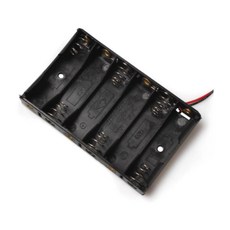 AA 건전지 배터리 케이스 홀더 6구 9V, 1개, 1개입