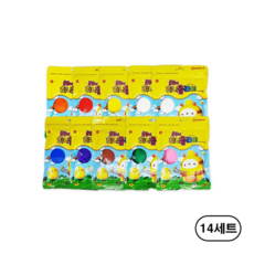 동아 몰랑이 허니클레이 50g, 14세트, 혼합색상