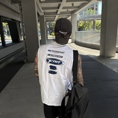 FROM WHAT 街頭Y2K寬版背心 [T2880] Unisex Sports Vest