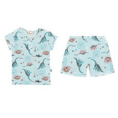 주니어 남아 공룡 인견 파자마 잠옷 홈웨어 여름 실내복 160호