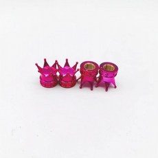 밸브캡 에어캡 완벽호환 뚜껑 포르쉐 자동차 바람 구찌 야광 타이어캡 벤츠 꾸미기용 커버 스템 공용 공기, 2-장미, 1개