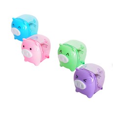 모닝글로리 1000 미니돼지 연필깎기, 랜덤 색상, 1개, 1개