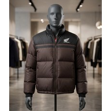 혼다 hondaxphyps Honda Wing logo Short PufferBrown, M