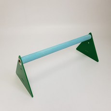 앵무새 발톱갈이 스탠드 횃대 테이블 탁상용 애완조 버드 스탠드, 1개, 그린