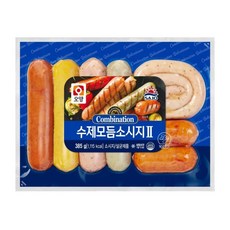사조)수제모듬소세지 385g, 2개