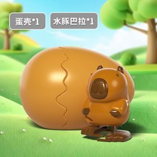 動漫周邊卡皮巴拉蛋趣味發條玩具蹦蛋哄娃神器禮物, 1個, 蹦蛋萌獸[水豚巴拉]