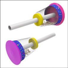 2in1 부부젤라와 마라카스(5인용), 5인용