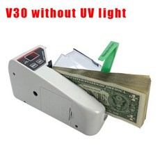 자동 돈세는 기계 V30 미니 휴대용 계수기 배터리 플러그 편리한 돈 카운터 기계 현금 및 지폐 종이 통화 카운팅, 미국, 7)HL-V30