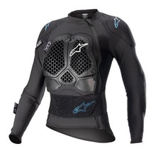 AlpineSTAR 스타s 여성용 스텔라 바이오닉 액션 V2 보호 재킷 L 블랙/시안 237261