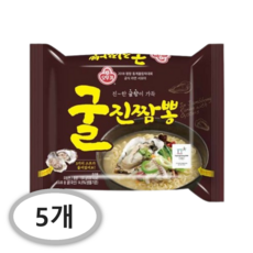 오뚜기 굴진짬뽕 라면 130g, 5개