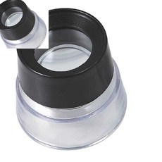 사땨 블루텍확대경 확대경 1ea 눈금확인 독서용확대기 렌즈형돋보기