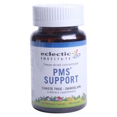 eclectic INSTITUTE 經前症候群保健素食膠囊 340mg, 45顆, 1罐