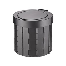 캠핑용변기 휴대용변기 간이 이동식 접이식, 살구