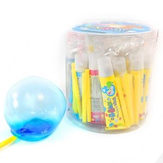 세진 빨대 풍선 불어라 추억의 칼라풍선 틱톡 유투브 유행 아이템 1통 30개, 칼라풍선 1통 30EA, 1개