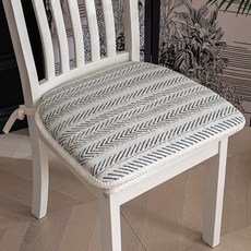 해피유통 프렌치 빈티지 스타일 패브릭 쿠션 사계절용 편안한 의자 방석, 40X40cm, 1