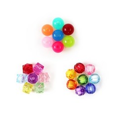 아크릴비즈 10mm 팔찌 악세사리부자재 키링부자재 핸드메이드재료 팔찌비즈, 사탕
