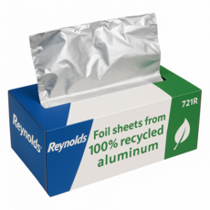 레이놀즈 쿠킹호일 시트 30cm x 27cm 500매 뽑아쓰는 티슈 미용 호일 은박지 업소용 대용량 커클랜드 코스트코, 1개, 1mm