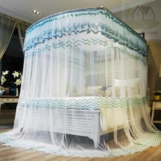 로레셋 침대용 캐노피 모기장 120x200cm 모기차단