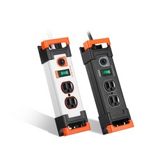 群加 PowerSync 一開多插鋁合金防雷擊抗搖擺延長線 1.8m, 黑色, 1個