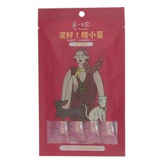 Pet Tomodachi 寵心出發 泥好!陸小蔓 天然蔬果肉泥 4條 低磷配方, 天然蔬果, 72g, 1包