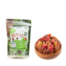 梅有紅芭 酸甘Q梅 x 紅心芭樂乾, 100g, 1個