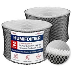 LifeSUP 업plyUSA HWF62 가습기 필터 교체 심지 A BION 온AIRE Holmes HON 온eywell SUN 선캡beam Vicks와 호환 (2팩)