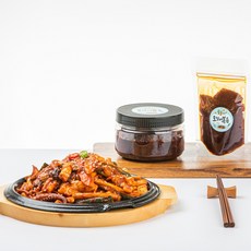 꿀꿀소스 오징어볶음양념500g 쭈꾸미볶음양념 (오징어7마리분량) 100%국산재료사용, 500g, 1개