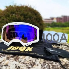 라이더 방풍 고글 IOQX 브랜드 내리막 오토바이 안경 먼지 UV 보호 방진 모토크로스 MX ATV 오프로드 스키 Gafa, 1)white no nose