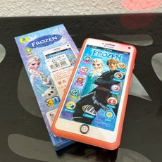 翔翼玩具 音樂手機 兒歌 冰雪奇緣玩具 嬰兒玩具 兒童玩具 燈光, 1個, 無電池中款冰雪奇緣手機顏色隨機63999