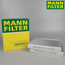 BMW 5시리즈 /2010.04~2017.02/ [ F10 F07 ] 520d 525d 530d 520i 528i 만필터 에어컨필터 CUK25332 CUK2533-2, CUK2533-2(2장구성), 1세트