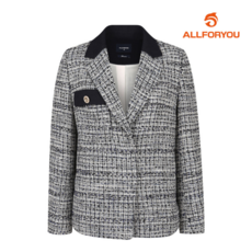 올포유 올포유 여성 프리미엄 트위드 테일러드 자켓 ALKKL1229-915