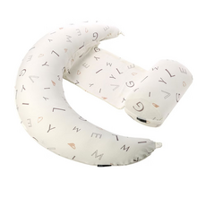 六甲村 Mammy Village 全方位孕婦哺乳枕 經典舒棉 防螨抗菌 月亮枕, 經典舒棉 時而童趣