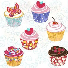 컵케익 냅킨 5장 K-33-033