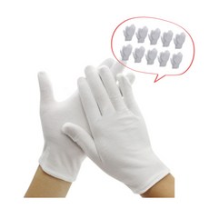 도나토르 행사용 예식장갑 10p세트, 화이트(S), 10개